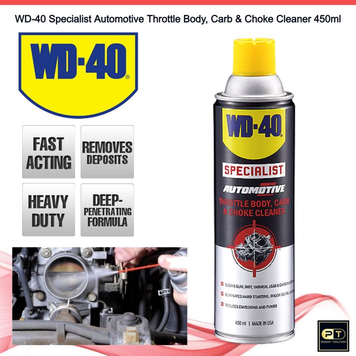 WD40 AUTOMOTIVE THROTTLE BODY,CARB & CHOKE CLEANER Lazada