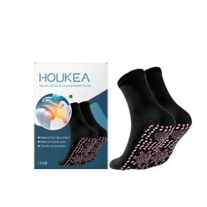Houkea Foot Care Socks Gentle Relief of Plantar Discomfort Foot Care Soft Skin-Friendly Breathable Warm Socks