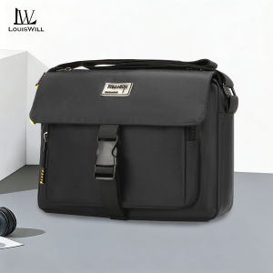 LouisWill Men Fashion Shoulder Bags Sling Bag Cross Body Bags Messenger Bag Waterproof Cross Body Bag Large Capacity Sling Bags Simple Student Teenager Bag