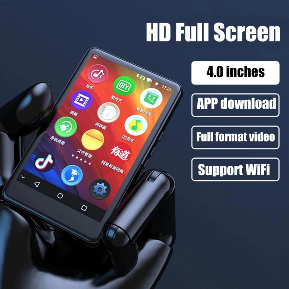 RUIZU H6 Android WiFi MP3 Player 4 Inches IPS HD Full Touch Screen  Bluetooth 5.0 MP4