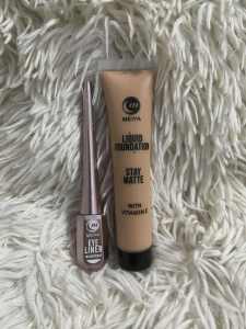 Cream Foundation with Eye Liner Waterproof - Stay Matte Liquid Foundation (Vitamin A 30g)