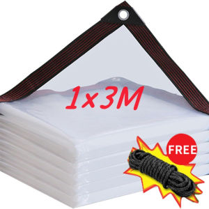 Transparent Trapal PE Rainproof Plastic Film Greenhouse Cover Plant Cover Waterproof Garden Shed Balcony Cover