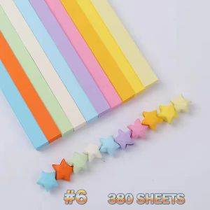 540 Sheets Star Origami Paper Lucky Stars Paper Strip Decoration Folding Paper DIY Arts Crafting