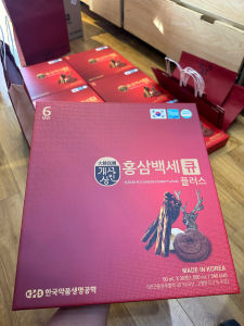 Nước hồng sâm nhung hươu linh chi tăng cường miễn dịch phục hồi sức khỏe Nonghyup Korean Red Ginseng Eternity Q Plus 30 gói x 50ml