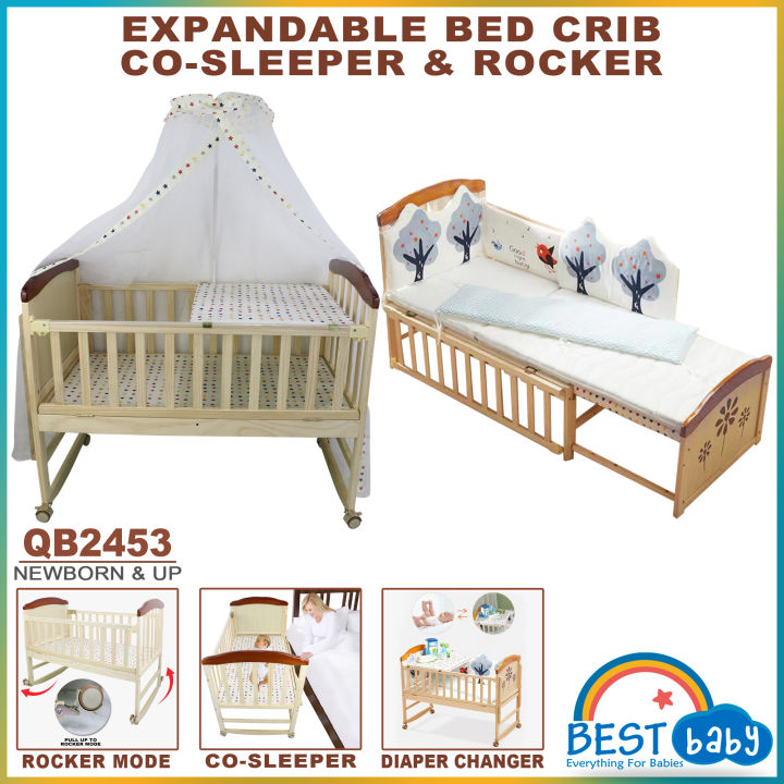 Best Baby QB2453 in Multi-Function Compact Wooden Baby