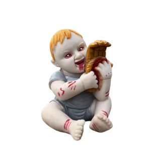 GIORGIONE Resin Haunted House Ghost Baby Decor Decorative Spooky Halloween Ghost Baby Statue Party Atmosphere Setting Scary Ghost Baby Doll Figurine Holiday