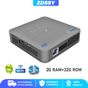 ZDSSY 2025 New P15 Pro 1080P DLP Smart 3D Projector Android 9.0 5G Wifi Bluetooth DDR4 4GB 32GB  Proyector Daylight Portable Support 4K Video Full Hd Home Cinema Beamer Airpay Miracast