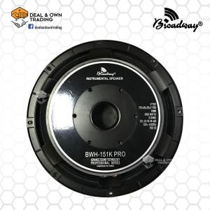 Broadway BWH-151K PRO 8 Ohms 15 inch 1000W Double Magnet Speaker