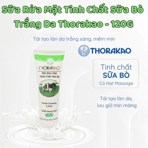 Sữa Rửa Mặt Nghệ Sữa Bò Thorakao An Toàn Và Dịu Nhẹ Cho Da.