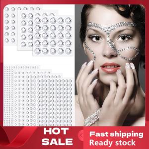 🚚【Local Express Delivery】🚚 Self Adhesive Face Hair Gems Rhinestones Crystal Sticker Body Jewels Sticker Makeup Crafts Home Decor Sticker