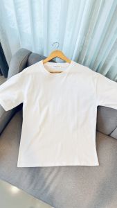 เสื้อยืดCotton T-Shirt  เสื้อเปล่า สีดำ สีขาว ขนาด OverSize 44/48 ยืดหยุ่นใส่สบาย เหมาะกับทั้งชายและหญิง สินค้าพร้อมส่ง งานคุณภาพ 💯💯