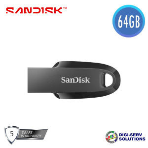 Sandisk Ultra Curve USB 3.2 Flash Drive ~ 64GB - BLACK