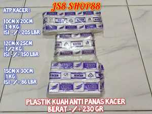 HD PLASTIK KUAH ANTI PANAS KACER BERAT -/+ 230GR 100% ASLI MEREK KACER BERKUALITAS