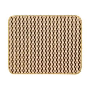 【GUGU-W】แผ่นดักทรายแมว พรมดักทรายแมว แผ่นดักทรายแมวขนาดใหญ่พิเศษ ที่ติดตามเท้า 70*120cm พรม 2 ชั้น EVA