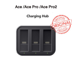 【STOCK】Original Insta360 Ace Pro2/Ace/Ace Pro Battery (1700mAh) + Three-slot Charger Original Fast Charging Hub