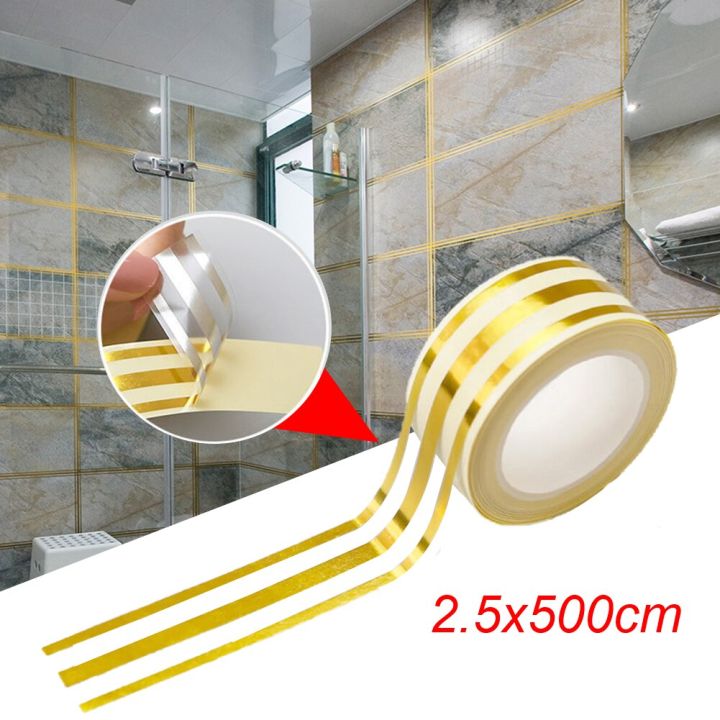 5M Home Decoration Tile Gap Tape selfadhesive tape Floor Wall Seam Sealant Ceiling Waterproof