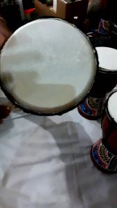 Gendang Jimbe Kendang Jimbe Uk. 25 cm Mainan Anak Real-pict