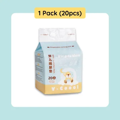 Ready Stock V-Coool Baby Disposable Changing Pad Leakproof Nursing Pad Infant Diaper Waterproof Mat Absorbent Pee Pad
