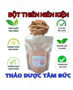 bột củ thiên niên kiện nguyên chất gói 1kg - tâm đức 9