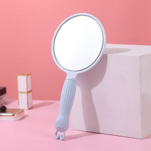 Gratis Semua - Kaca Makeup Genggam / Cermin Make Up / Beauty Mirror / Kaca Rias MakeUp / Kaca Gagang Bulat