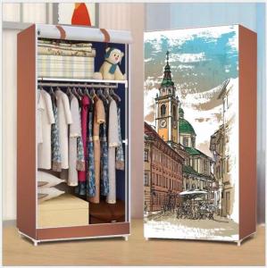 SHENAR  60 CI LEMARI GANTUNG SUSUN LEMARI BONGKAR PASANG RAK BAJU SEPATU LEMARI PAKAIAN ANAK DEWASA ORANG TUA LEMARI KAIN/  LEMARI 1SISI LEMARI KAIN LEMARI GANTUNG BAJU LEMARI KARAKTER/ LEMARI PORTABLE ANAK/LEMARI PAKAIAN 1 PINTU UNIK/BAJU ANAK/KARAKTER