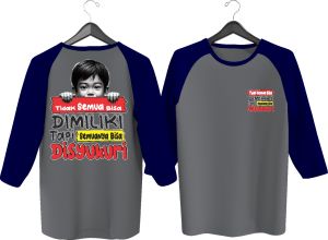 KAOS RAGLAN PRIA SYUKUR \ KAOS RAGLAN PRIA LENGAN 3\4 ATASAN PRIA / KAOS MURAH / KAOS DISTRO / KAOS SIMPLE / T-SHIRT PRIA