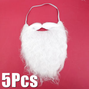 【On Sale】5Pcs Ông già Noel 3D mặt nạ vui tái sử dụng Santa Claus Mặt bìa cho Xmas