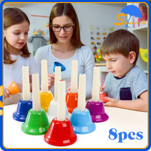 8pcs Handbell Music Set Musical Hand Bell Warna Alat Musik Bayi