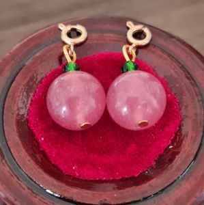 Strawberry Round Charm