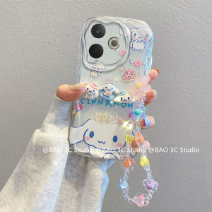 Strawberry Bear Phone Case OPPO A5 Pro OPPOA5 Pro OPPOA5Pro 5G 4G New Creative Cute Cartoon Cinnamon Dog Kurome Bunny 3D Doll Anti-fall Shockproof Casing with Lanyard 2025