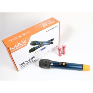 (BẢN NÂNG CẤP) Bộ 2 Micro Không Dây Đa Năng MAX 56 Thế Hệ Mới - Nâng Cấp Từ Max 36 Hát Nhạy Chống Hú Rít Thiết Kế Hiện Đại - Tích Hợp Cổng Sạc Và Sạc Pin Ngay Trên Mic Pin Sạc Dung Lượng Lớn 2500mAh Hát Hay Không Lo Hết Pin-