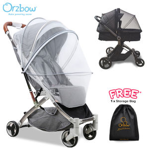 Orzbow Universal Mosquito Net for Stroller Accessories Full-covered Infant Kids Mosquito Bug Net Insect Netting Cover Baby Safe Protection Mesh