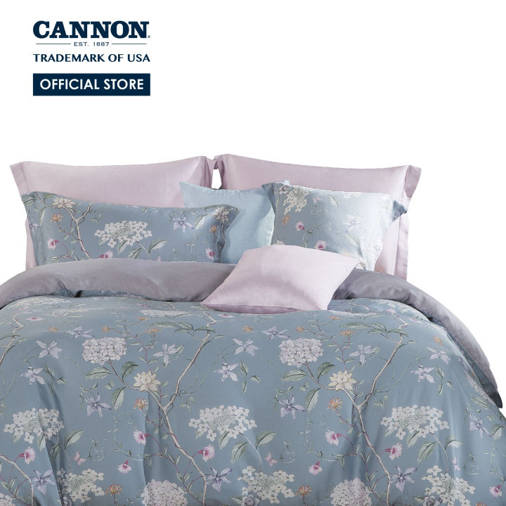 CANNON Ashton TENCEL™ Quilt Cover Set 1000TC Queen/Super King Lazada