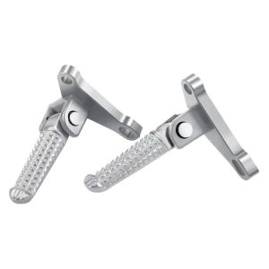 Motorcycle Exhaust Pipe Bracket And Rear Footrest For Yamaha Sniper135 Sniper150 Sniper155 Aluminum