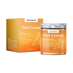 【BUY 3 GET 2】WEST&MONTH Hot Cream 87% Organic Anti Cellulite Hot Cream Abdominal Muscle Cream Firming Lifting Fat Burner Safe And Effective Slimming Cream 120g