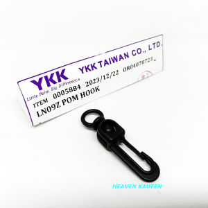 Pengait Kait Hook YKK Kecil Lebar Lubang 9 mm Material Poly acetal POM Kuat Bagus Harga Per 4 Biji