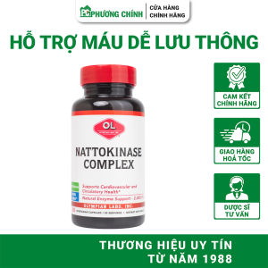[Date 12/26] Viên Hỗ Trợ Máu Dễ Lưu Thông Olympian Labs Nattokinase Complex Nhập Khẩu Mỹ 30 Viên/Hộp