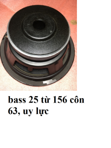 Củ loa bass 25 khung sắt từ  156 côn 63 hàng nhập khẩu cao cấp - giá 1 chiếc