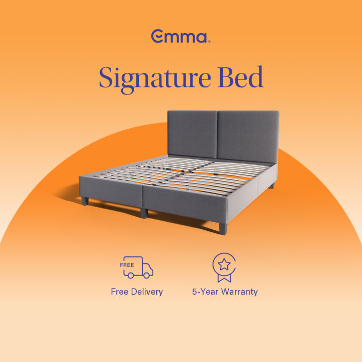 Emma Signature Bed Upholstered, Minimalistic, Classic Emma Sleep Lazada PH