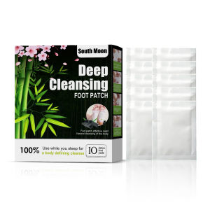 South Moon Deep Cleansing Foot Patch Herbal Foot Patch Detox Foot Pads Cleansing Detox Foot Patches For Deep Sleep Stress Relief Body Slimming Natural Herbal Foot Patch
