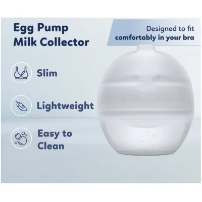 Supermama EGG Pump | Milk Collector | Medical Grade Silicon | 89ml Capacity