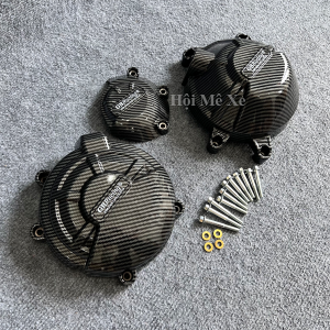 Combo ốp động cơ Honda Rebel 500 (2020 - 2025) màu cacbon