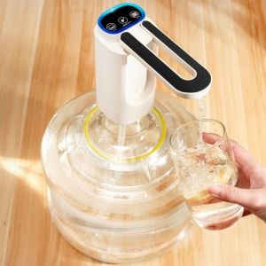 QUERIDO Foldable Automatic Water Dispenser Pump USB Charging 3 Mode Operation Electric Water Dispenser Household Quiet Water Bottle Pump Home Desk