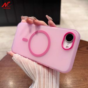 i16e Case Slim Matte Transparent for Magsafe Cases For iPhone16e iPhone 16e SE4 SE 4 e16 2025 Wireless Charging Shockproof Cover