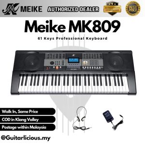 MEIKE 61 Keys Professional Touch Sensitive Keyboard - (MK809 / MK 809) Piano Digital Electronic Learning 电子琴 Package Set