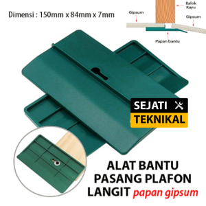 Alat Bantu Penahan Pasang Plafon Langit-langit Papan Gipsum Kayu