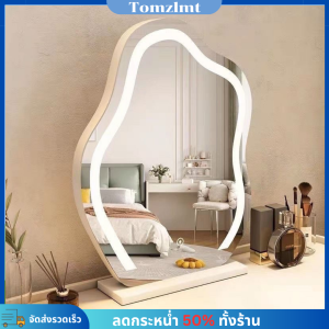 กระจก กระจกเเต่งหน้า มีไฟ LED ปรับได้ 3 ระดับ พร้อมเเท่นวางกระจก ใช้งานง่าย ออกเเบบสวยงาม วางมุมไหนก็ดูดี กระจกมีคุณภาพ