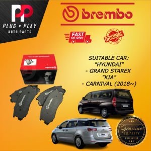 BREMBO HYUNDAI GRAND STAREX KIA CARNIVAL (2018~) REAR (BELAKANG) BRAKE PAD 100% ORGINAL