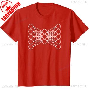 [Local Stock] VCC  AUTOENCODER Red Neuronal Artificial Aprendizaje Profundo Comfortable Personality Men Summer T Shirt Harajuku Breathable Camiseta