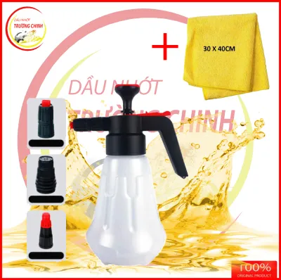 Bình xịt rửa xe bọt tuyết áp suất cao dung tích 2 Lít nhựa cao cấp tặng kèm khăn lau